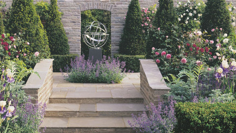 Vintage Natural Stone Buff to Brown Garden Walling